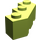 LEGO Lime Brick 3 x 3 Facet (2462)