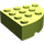 LEGO Lime Brick 4 x 4 Round Corner (2577)