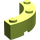 LEGO Lime Brick 4 x 4 Round Corner (Wide with 3 Studs) (48092 / 72140)