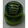 LEGO Limette Crash Helm mit Green Streifen (2446)