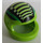 LEGO Lime Crash Casco con Verde Strisce (2446 / 43077)