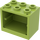 LEGO Lime Credenza 2 x 3 x 2 con bottoncini incassati (92410)