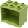 LEGO Lime Cupboard 2 x 3 x 2 with Recessed Studs (92410)