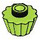 LEGO Limette Cupcake Liner mit flacher Oberseite (79743)