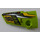 LEGO Lime Curved Panel 3 Left with &#039;88&#039;, Fuel Hole, Yellow and White Stripes Sticker (64683)