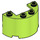 LEGO Lime Cylinder 2 x 4 x 2 Half (24593 / 35402)