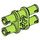 LEGO Lime Double Pin with Perpendicular Axlehole (32138)