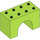 LEGO Limette Duplo Bogen Backstein 2 x 4 x 2 (11198)