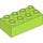 LEGO Limette Duplo Backstein 2 x 4 (3011 / 31459)