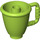 LEGO Lime Duplo Tea Cup with Handle (27383)