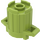 LEGO Lime Dustbin with 4 Lid Holders (28967 / 92926)