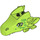 LEGO Limette Elves Drachen Kopf mit Light Green Eye (24196 / 25060)