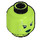 LEGO Lime Gamora Minifigure Head (Recessed Solid Stud) (3626 / 18118)
