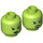 LEGO Limette Gamora Minifigure Kopf (Einbau-Vollbolzen) (3626 / 18118)