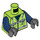 LEGO Limette Garbage Man Minifig Torso (973 / 76382)