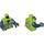 LEGO Limette Garbage Man Minifig Torso (973 / 76382)