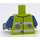 LEGO Chaux Garbage Man Minifig Torse (973 / 76382)