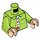 LEGO Lime Gunther Minifig Torso (973 / 76382)