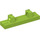 LEGO Lime Hinge Tile 1 x 4 Locking with 2 Single Stubs on Top (44822 / 95120)