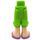 LEGO Lime Hip with Long Shorts with Butterflies and Medium Lavender Sandals (18353 / 92819)