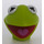 LEGO Lime Kermit the Frog Head