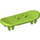 LEGO Limoen Minifig Skateboard met Vier Wiel Clips (42511 / 88422)