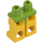 LEGO Citron Vert Minifigurine Les hanches avec Jaune Jambes (73200 / 88584)