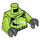 LEGO Lime Monster Truck Driver Minifig Torso (973 / 76382)