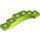 LEGO Lime Mudguard Plate 1 x 6 with Edge (4925 / 62361)