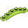 LEGO Lime Mudguard Plate 1 x 6 with Edge (4925 / 62361)