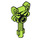 LEGO Lime Ornamental Key with Stud (19118)