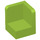 LEGO Lime Panel 1 x 1 Corner with Rounded Corners (6231)