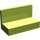 LEGO Limoen Paneel 1 x 2 x 1 met afgeronde hoeken (4865 / 26169)