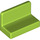 LEGO Lime Panel 1 x 2 x 1 with Rounded Corners (4865 / 26169)