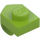 LEGO Lime Plate 1 x 1 with Downwards Tooth (15070)