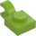 LEGO Lime Plate 1 x 1 with Horizontal Clip (Thick Open &#039;O&#039; Clip) (52738 / 61252)