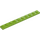 LEGO Lime Piastra 1 x 10 (4477)