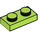 LEGO Lime Plate 1 x 2 (3023)