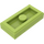 LEGO Chaux assiette 1 x 2 avec 1 Stud (avec Groove) (3794 / 15573)