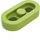 LEGO Lime Plate 1 x 2 with Rounded Ends and Open Studs (35480)