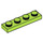 LEGO Lime Plate 1 x 4 (3710)