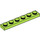 LEGO Lime Plade 1 x 6 (3666)