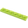 LEGO Lime Plade 1 x 6 (3666)