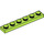 LEGO Lime Plate 1 x 6 (3666)