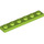 LEGO Lime Plate 1 x 6 (3666)