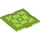 LEGO Lime Plate 16 x 16 x 0.7 with Grass Decoration (16228)