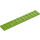 LEGO Lime Plate 2 x 12 (2445)