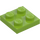 LEGO Lime Plate 2 x 2 (3022 / 94148)