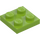 LEGO Lime Plate 2 x 2 (3022 / 94148)