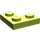 LEGO Limoen Plaat 2 x 2 Hoek (2420)